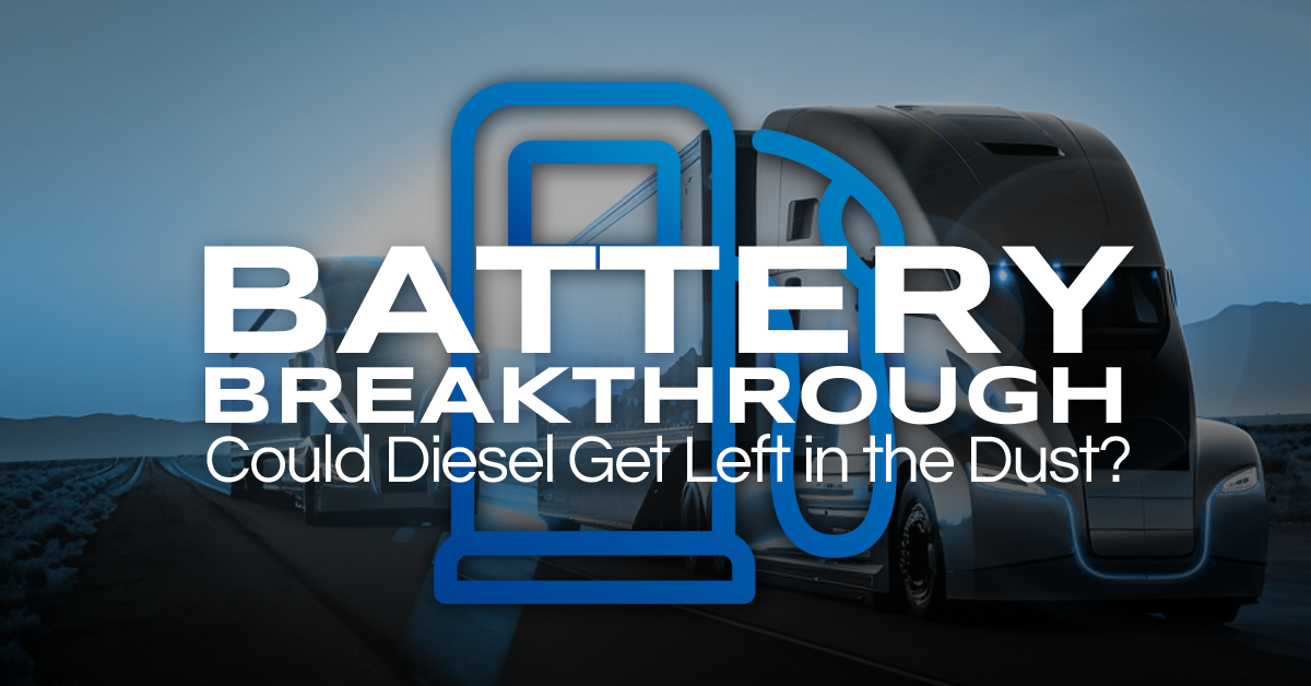 Battery Breakthrough: Double Density Batteries Leave Diesel In The Dust ...